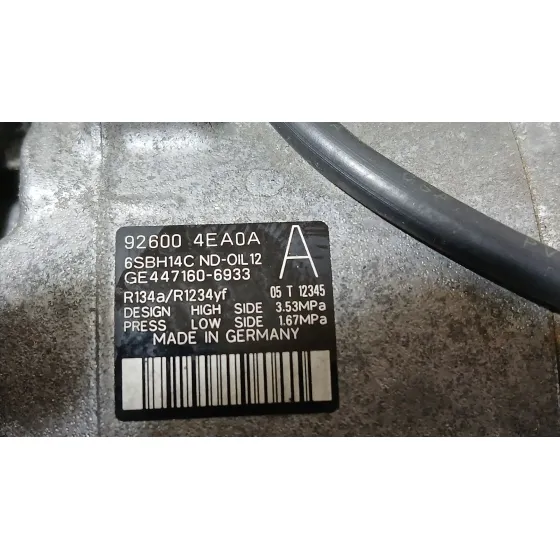 Compresor Aire Acondicionado para Nissan Qashqai Ii (J11, J11_)