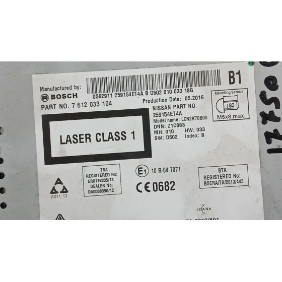 Sistema Navegacion Gps para Nissan Qashqai Ii (J11, J11_)