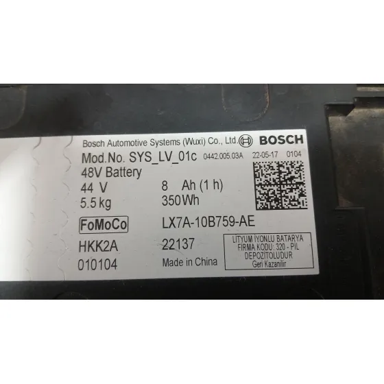 Bateria para Ford Fiesta Vii (Hj, Hf)