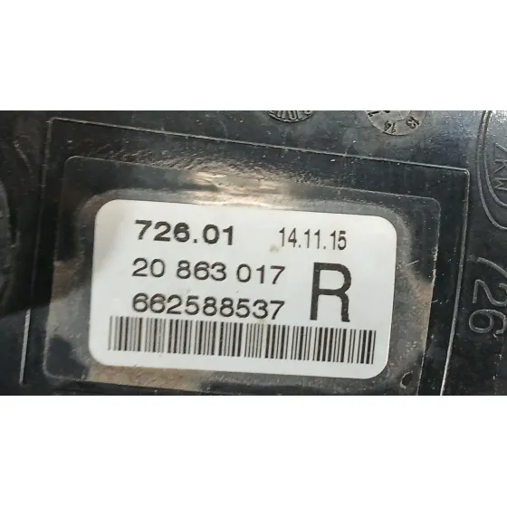 Faro Antiniebla Derecho para Opel Zafira Tourer C (P12)