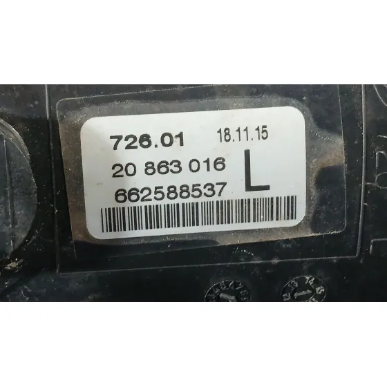 Faro Antiniebla Izquierdo para Opel Zafira Tourer C (P12)
