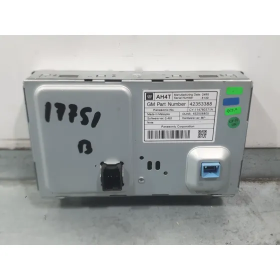 Sistema Navegacion Gps para Opel Zafira Tourer C (P12)