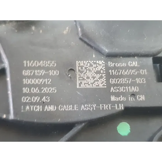 Cerradura Puerta Delantera Izquierda para Mg Hs (As23)