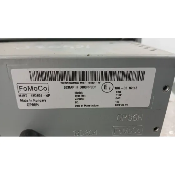 Sistema Audio / Radio para Ford Fiesta Vii (Hj, Hf)