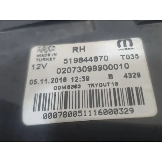 Piloto Trasero Derecho para Fiat Tipo Sedan (356_, 357_)