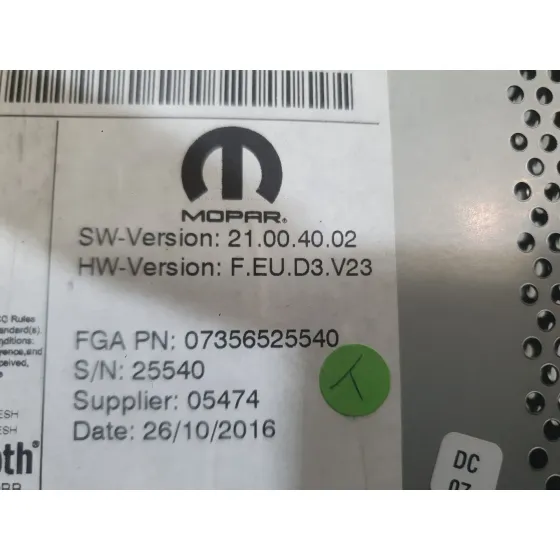 Sistema Navegacion Gps para Fiat Tipo Sedan (356_, 357_)