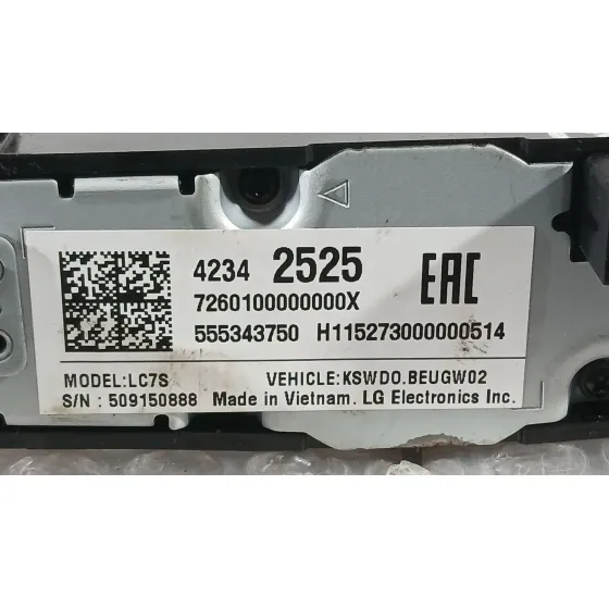 Mando Radio para Opel Astra K (B16)