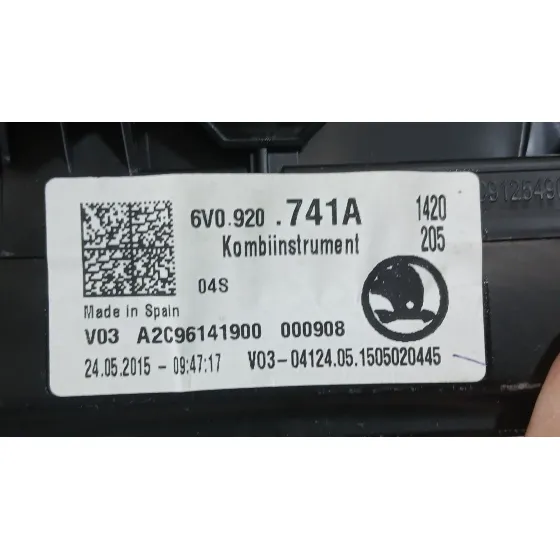 Cuadro Instrumentos para Skoda Fabia Iii (Nj3)