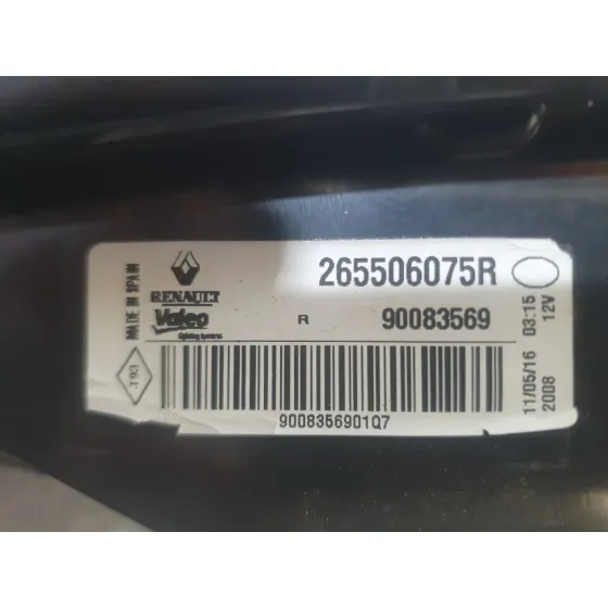Piloto Trasero Derecho Interior para Renault Megane Iv Hatchback (B9A/M/N_)