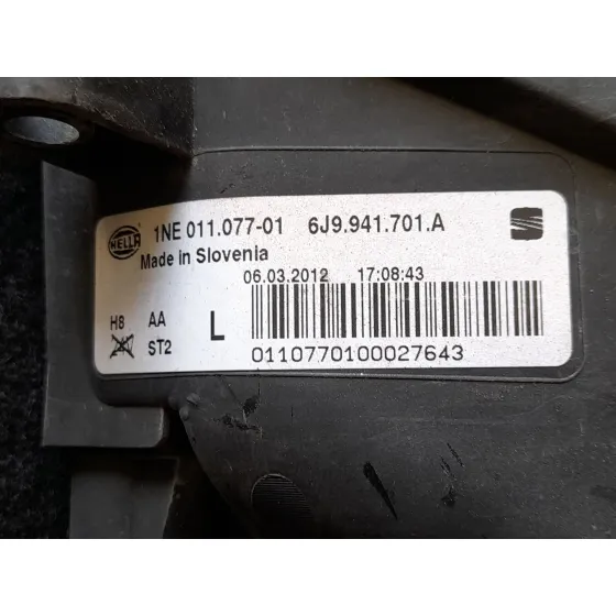 Faro Antiniebla Izquierdo para Seat Ibiza Iv (6J5, 6P1)