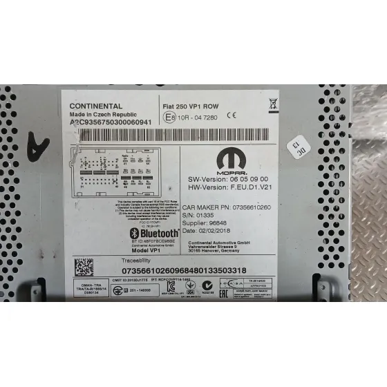 Sistema Audio / Radio para Peugeot Boxer Autobus