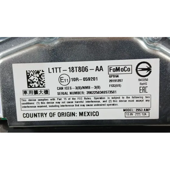 Amplificador Radio para Ford Puma (J2K, Cf7)