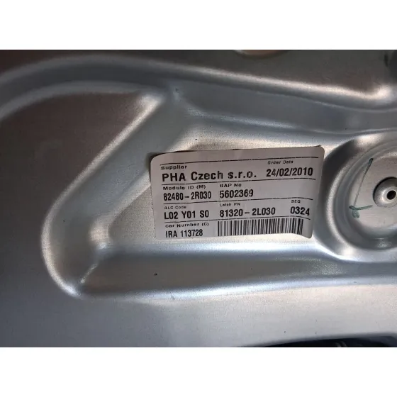 Elevalunas Delantero Derecho para Hyundai I30 (Fd)