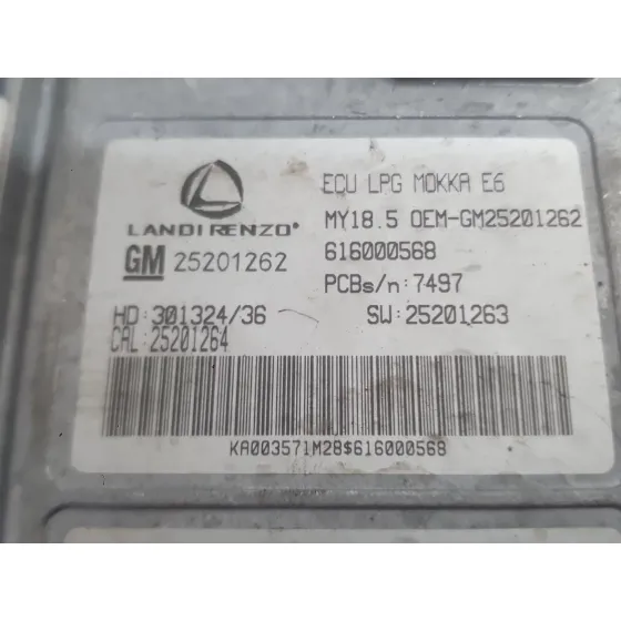 Centralita Glp para Opel Mokka / Mokka X (J13)