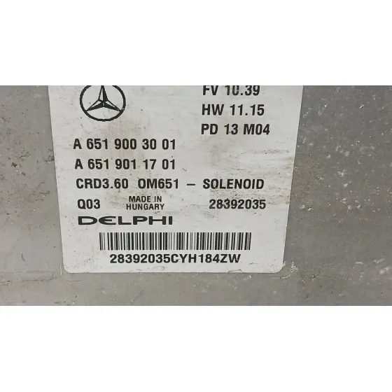 Centralita Motor Uce para Mercedes-Benz Cla Coupe (C117)