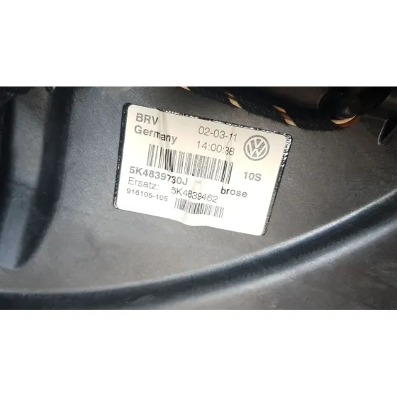 Elevalunas Trasero Derecho para Volkswagen Golf Plus V (5M1, 521)
