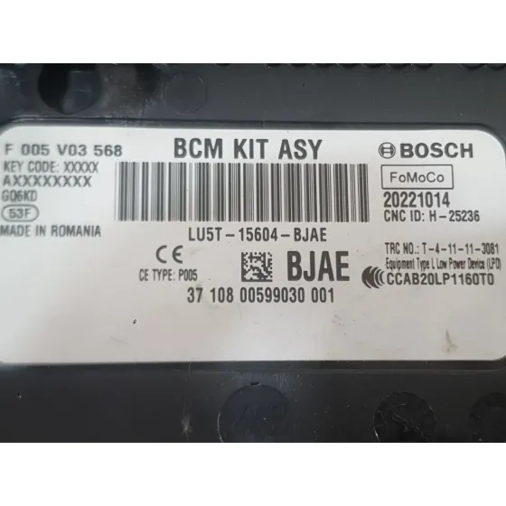 Caja Reles / Fusibles para Ford Ecosport