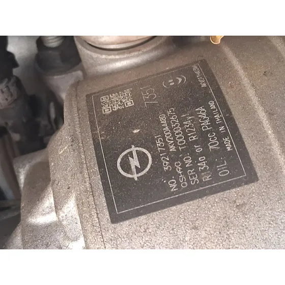 Compresor Aire Acondicionado para Opel Astra K (B16)