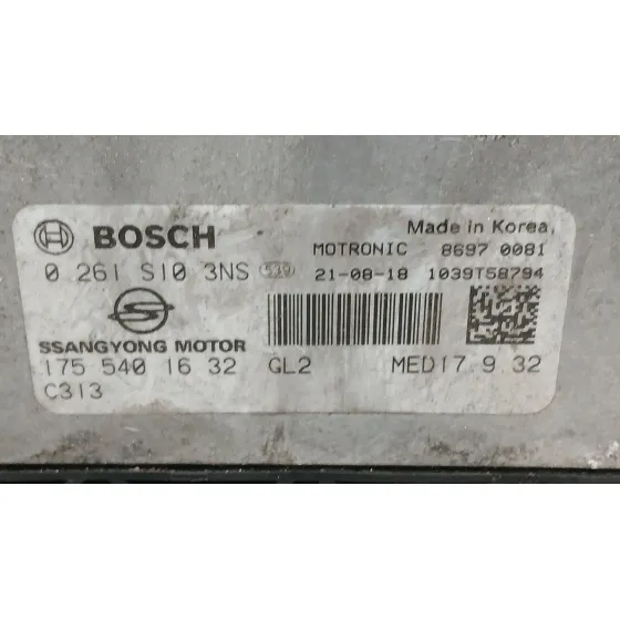 Centralita Motor Uce para Ssangyong Korando (C300)