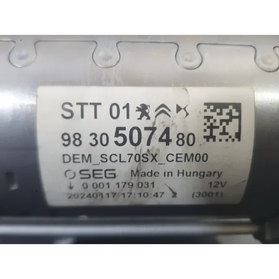 Motor Arranque para Peugeot 2008 Ii (Ud_, Us_, Uy_, Uj_, Ur_, Uc_)