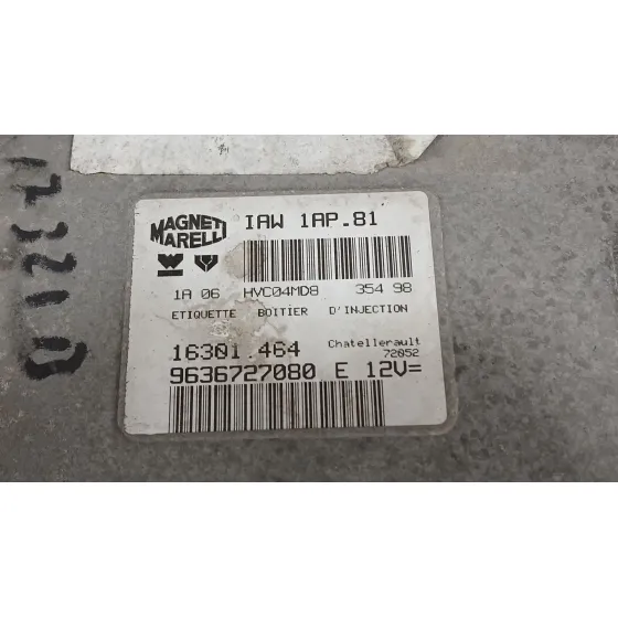 Centralita Motor Uce para Peugeot 206 Hatchback (2A/C)