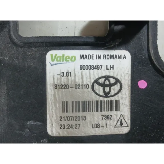 Faro Antiniebla Izquierdo para Toyota Yaris (_P13_)
