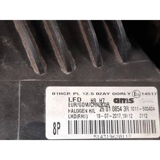 Faro Derecho para Renault Talisman (Lp_)