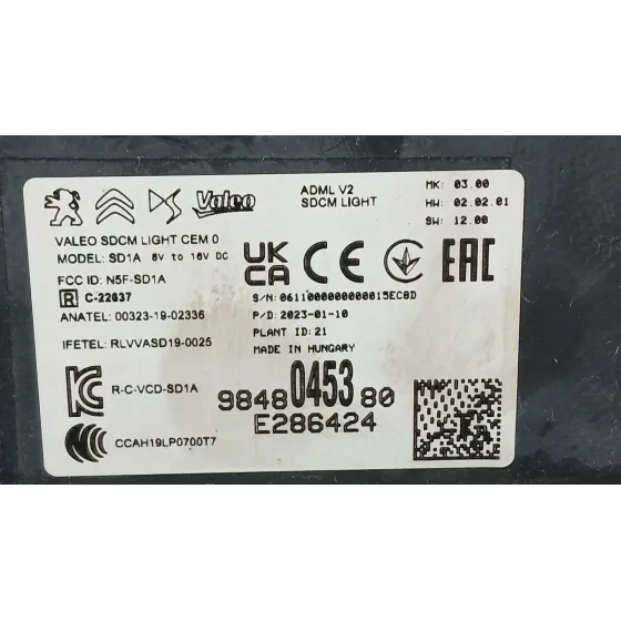 Modulo Electronico para Opel Corsa F (P2Jo)