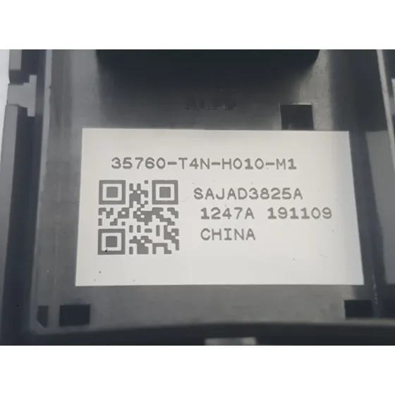 Mando Elevalunas Trasero Izquierdo para Honda Jazz Iv (Gk_)