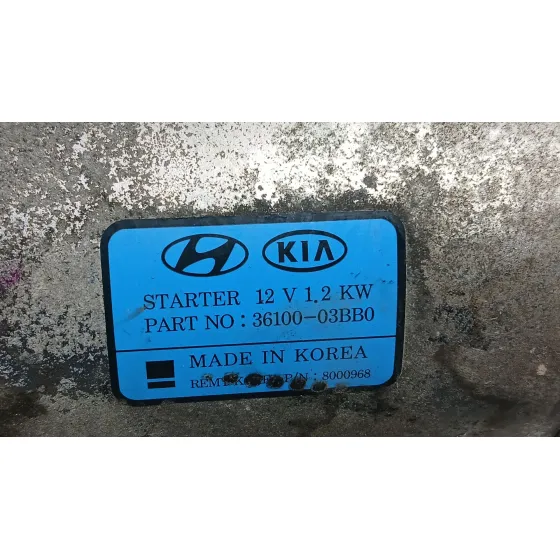 Motor Arranque para Kia Rio Iv (Yb, Sc, Fb)