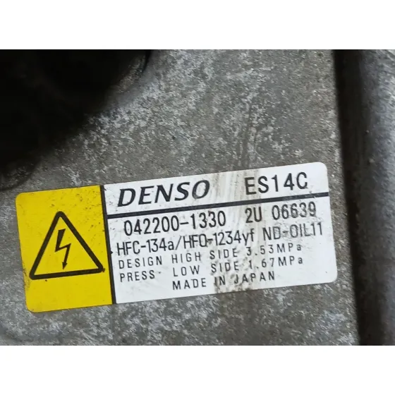Compresor Aire Acondicionado para Toyota Auris (-E18) 1.8 Hybrid (Zwee186)