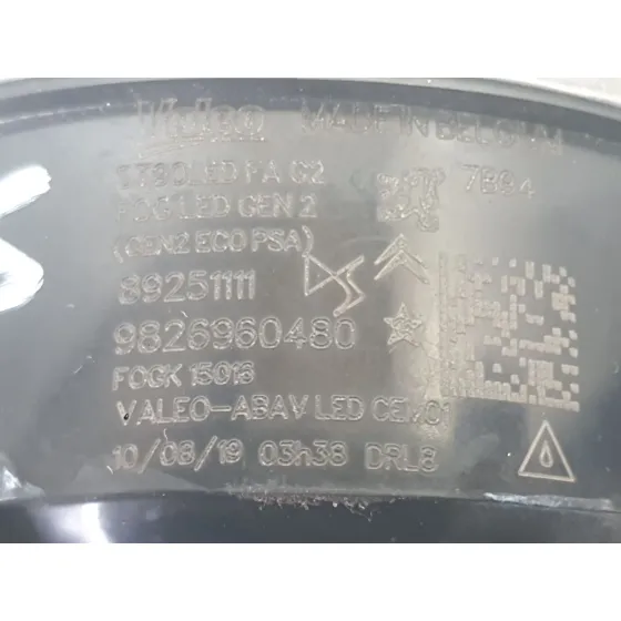 Faro Antiniebla Izquierdo para Peugeot 3008 Ii Suv (Mc_, Mr_, Mj_, M4_)