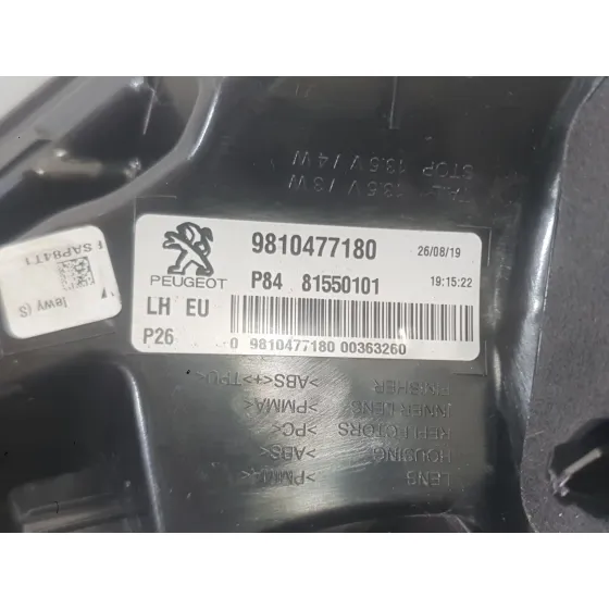 Piloto Trasero Izquierdo Exterior para Peugeot 3008 Ii Suv (Mc_, Mr_, Mj_, M4_)