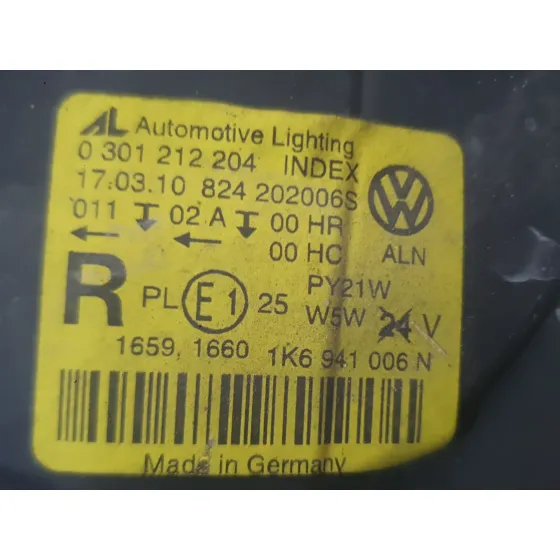 Faro Derecho para Volkswagen Golf V (1K1)