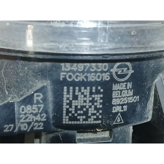 Faro Antiniebla Derecho para Opel Mokka