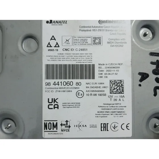 Sistema Audio / Radio para Opel Mokka