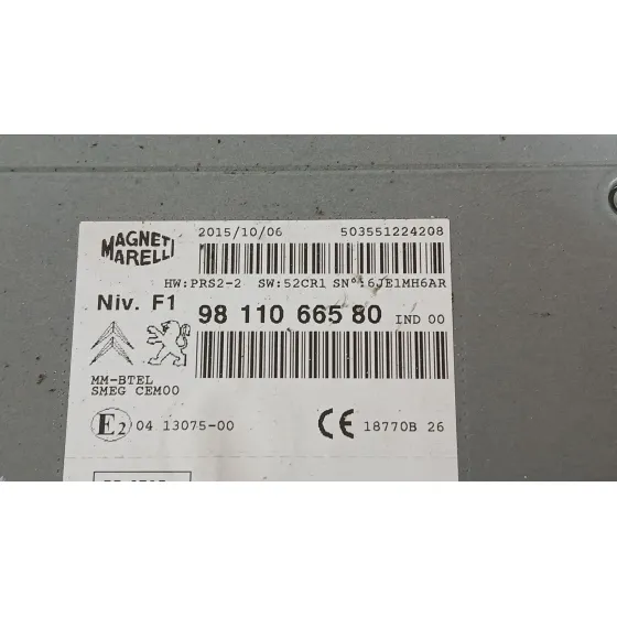 Sistema Audio / Radio para Peugeot 208 I (Ca_, Cc_)