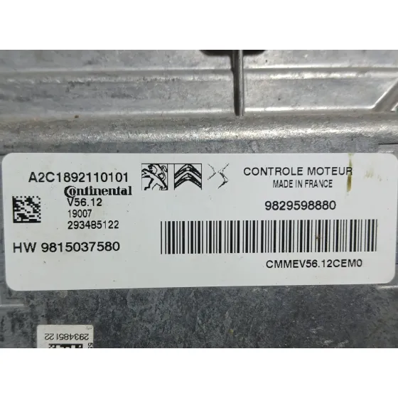 Centralita Motor Uce para Citroën C3 Iii (Sx)