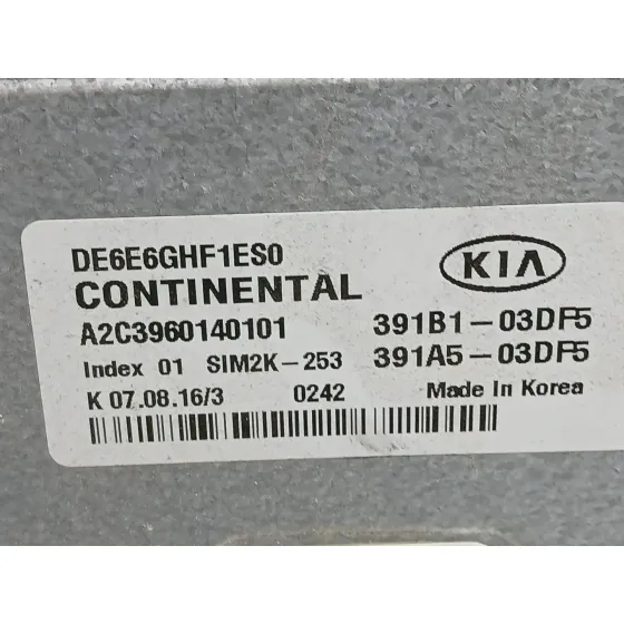 Centralita Motor Uce para Kia Niro I (De)