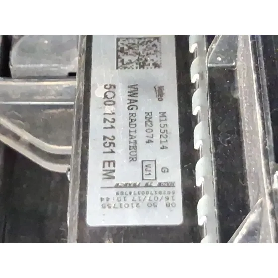 Radiador Agua para Volkswagen Golf Vii (5G1, Bq1, Be1, Be2)