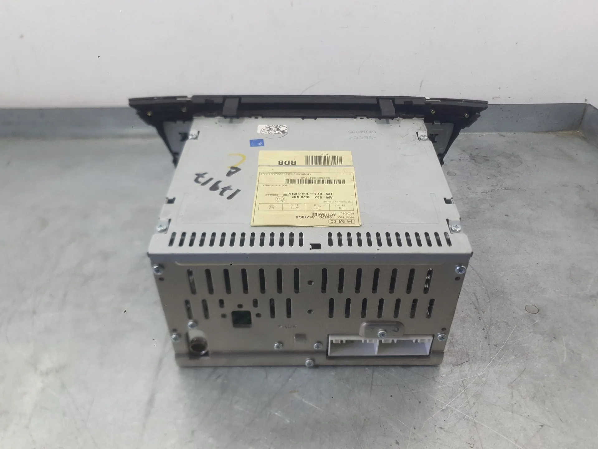 Sistema Audio / Radio Cd para Hyundai I30 (Gd)