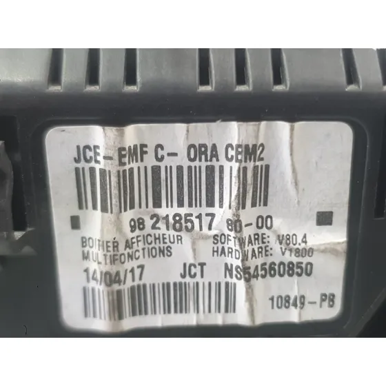 Pantalla Multifuncion para Citroën Berlingo Furgoneta/Monovolumen (B9)