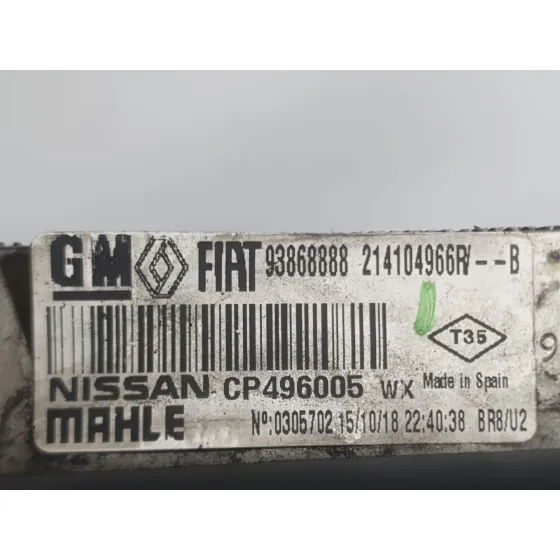 Radiador Agua para Renault Trafic Iii Autobus (Jg_)