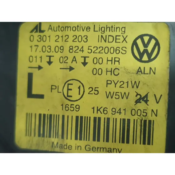 Faro Izquierdo para Volkswagen Golf V (1K1)