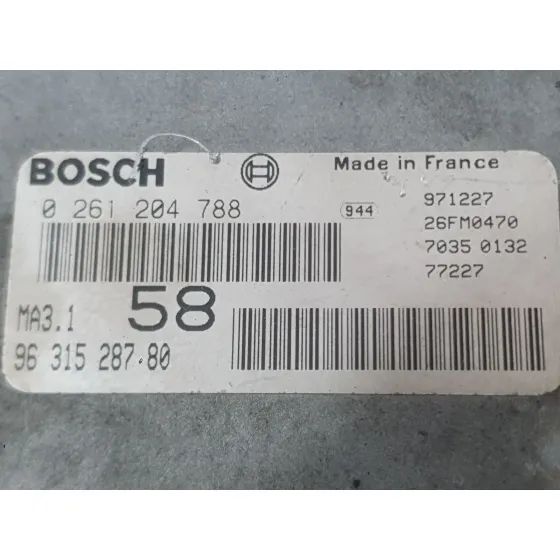 Centralita Motor Uce para Citroën Saxo (S0, S1)