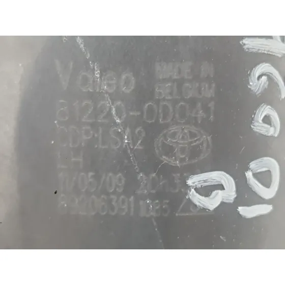 Faro Antiniebla Izquierdo para Toyota Auris (_E15_)