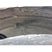 Plastico Pase Rueda Del. Dch. para Peugeot 208 I (Ca_, Cc_)