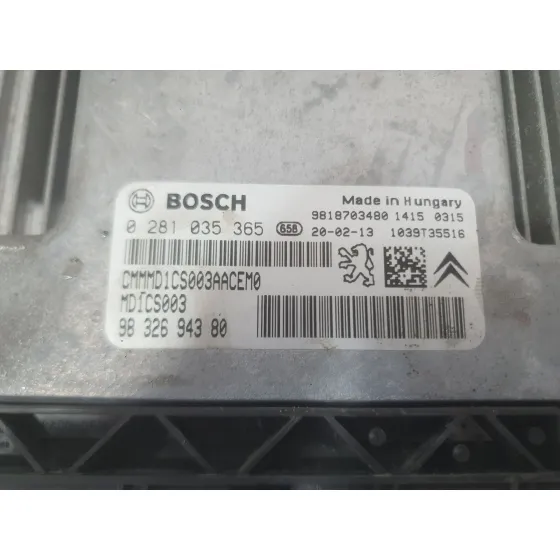 Centralita Motor Uce para Citroën C3 Iii (Sx)
