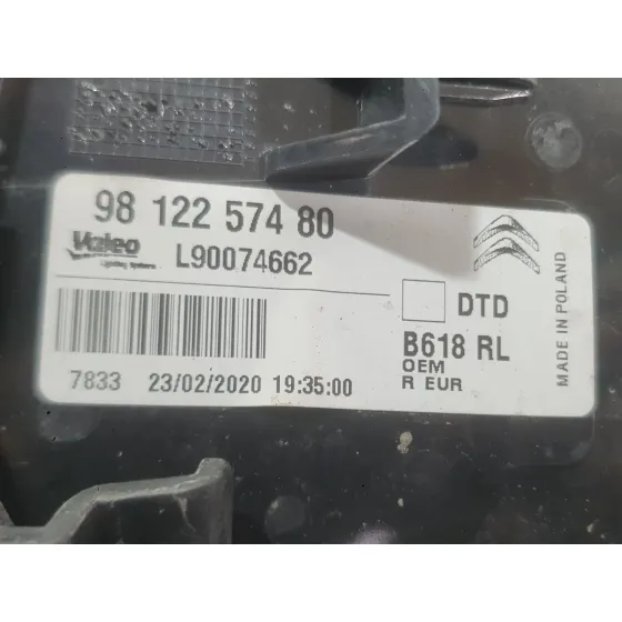 Piloto Trasero Derecho para Citroën C3 Iii (Sx)