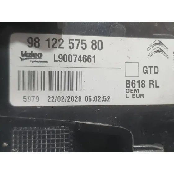 Piloto Trasero Izquierdo para Citroën C3 Iii (Sx)